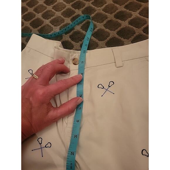 VINEYARD VINES By Shep & Ian *SIZE 14* BOY'S SHORTS W/ LACROSSE STICKS - Picture 5 of 8